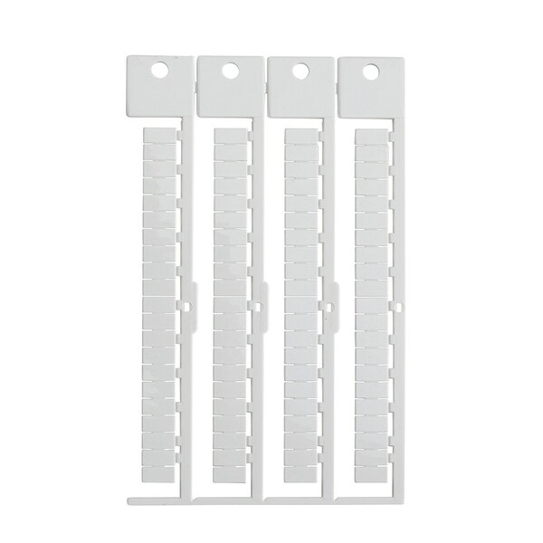 Terminal Block Tag Polycarbonate 10.00 mm H x 5.00 mm W Box of 1428 Pieces, 1428PK